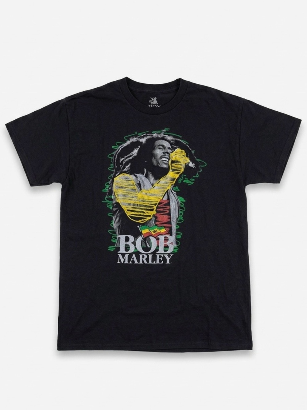 ✨ Bob Marley Zion Rootswear Graphic Tee Black Size M ✨